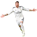 Sergio Ramos football render