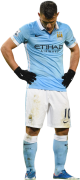 Sergio Aguero football render