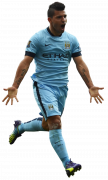 Sergio Agüero football render