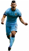 Sergio Agüero football render