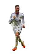 Sergio Ramos football render