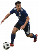 Shinji Okazaki football render