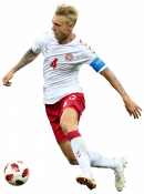 Simon Kjaer football render