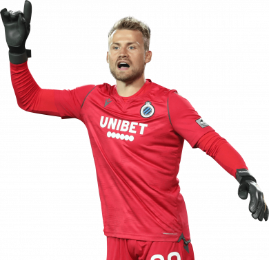 Simon Mignolet Club Brugge KV football render - FootyRenders