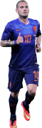 Wesley Sneijder football render