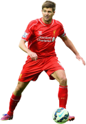 Steven Gerrard football render