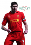 Steven Gerrard football render