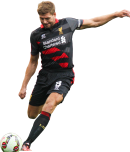 Steven Gerrard football render