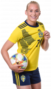 Stina Blackstenius football render