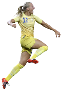 Stina Blackstenius football render