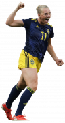 Stina Blackstenius football render