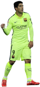 Luis Suarez football render