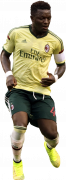 Sulley Muntari football render