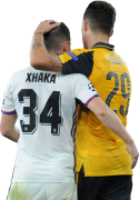 Taulant Xhaka & Granit Xhaka football render