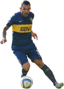 Carlos Tevez football render