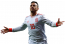 Thiago Alcantara football render