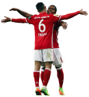 Thiago Alcântara & Douglas Costa football render