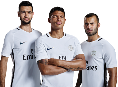 Thiago Silva, Jese Rodriguez & Javier Pastore