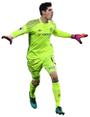 Thibaut Courtois football render