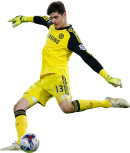 Thibaut Courtois football render