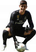 Thibaut Courtois football render