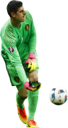 Thibaut Courtois football render