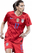 Tobin Heath football render