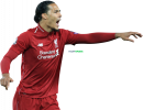 Virgil van Dijk football render