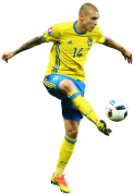 Victor Nilsson Lindelöf football render