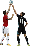 Victor Nilsson Lindelöf & Gareth Bale football render