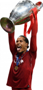 Virgil van Dijk football render