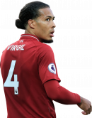 Virgil Van Dijk football render