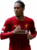 Virgil Van Dijk football render