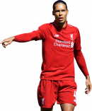 Virgil Van Dijk football render