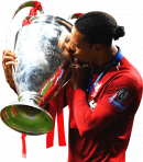 Virgil van Dijk football render