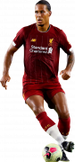 Virgil Van Dijk football render