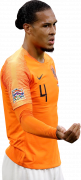 Virgil van Dijk football render