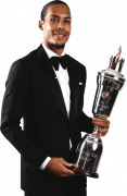 Virgil van Dijk PFA Player of the Year football render