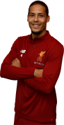 Virgil Van Dijk football render