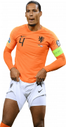 Virgil van Dijk football render