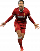 Virgil van Dijk football render