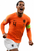 Virgil van Dijk football render