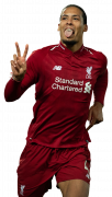 Virgil van Dijk football render