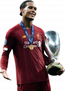 Virgil van Dijk football render