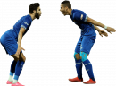 Walid Azarou & Ramadan Sobhi football render