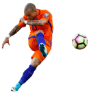 Wesley Sneijder football render