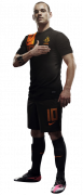 Wesley Sneijder football render