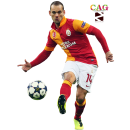 Wesley Sneijder football render