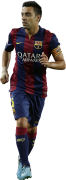 Xavi Hernandez football render