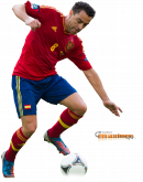 Xavi Hernandez football render